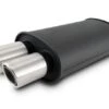 Vibrant 3" Inlet Flat Black Muffler With Stainless Dual Angle Tips Part Number: 12311 1 Vibrant 3" Inlet Flat Black Muffler With Stainless Dual Angle Tips Part Number: 12311 -K Series Parts Shop 12311 500x286