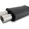 Vibrant 2.5" Inlet Flat Black Muffler With Stainless Dual Straight Tips Part Number: 12320 1 Vibrant 2.5" Inlet Flat Black Muffler With Stainless Dual Straight Tips Part Number: 12320 -K Series Parts Shop 12320 500x286