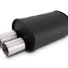 Vibrant 2.5" Inlet Flat Black Muffler With Stainless Dual Straight Tips Part Number: 12325 1 Vibrant 2.5" Inlet Flat Black Muffler With Stainless Dual Straight Tips Part Number: 12325 -K Series Parts Shop 12325 500x286