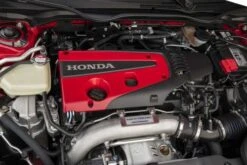 Honda OEM 17-21 Civic Type R Red Engine Cover Part Number: 12500-5BF-A03