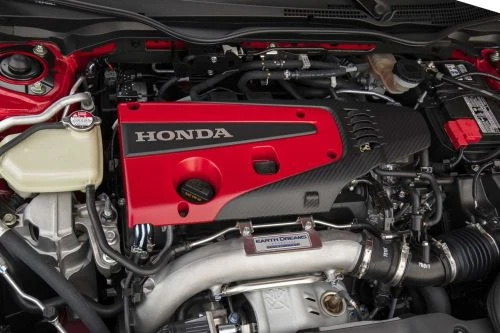 Honda OEM 17-21 Civic Type R Red Engine Cover Part Number: 12500-5BF-A03 3 Honda OEM 17-21 Civic Type R Red Engine Cover Part Number: 12500-5BF-A03