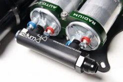 Radium Engineering Black 4-Port Manifold For Bosch 044 Pumps Part Number: 20-0063