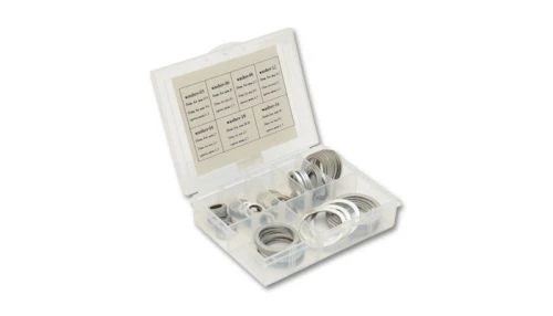 Vibrant Box Set Of Crush Washers: 10 Of Each Size: -3AN To -16AN Part Number: 20998 3 Vibrant Box Set Of Crush Washers: 10 Of Each Size: -3AN To -16AN Part Number: 20998
