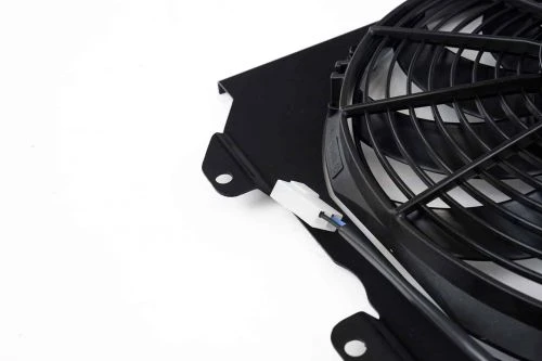 CSF Black 92-00 Civic / 94-01 Integra Aluminum Fan Shroud With 12inch SPAL Fan Part Number: 2858FB 6 CSF Black 92-00 Civic / 94-01 Integra Aluminum Fan Shroud With 12inch SPAL Fan Part Number: 2858FB - Image 4