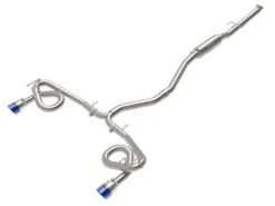 Takeda 22-24 Civic Si / 23-24 Integra Catback Exhaust System With Blue Flame Tips Part Number: 49-36630-L