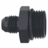 DeatschWerks Matte Black 10AN ORB Male To 6AN Male Flare Adapter Fitting Part Number: 6-02-0407-B 2 DeatschWerks Matte Black 10AN ORB Male To 6AN Male Flare Adapter Fitting Part Number: 6-02-0407-B -K Series Parts Shop 6 02 0407 B