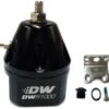 DeatschWerks Black Fuel Pressure Regulator Part Number: 6-1000-FRB -K Series Parts Shop 6 1000 FRB 500x405