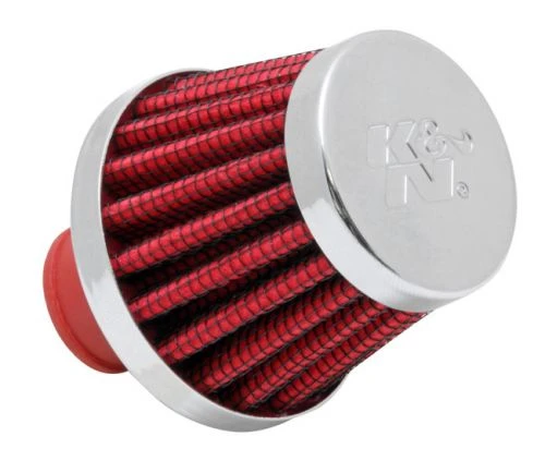 K&N Red 2 Inch Base OD Rubber Base Crankcase Vent Filter Part Number: 62-1600RD 3 K&N Red 2 Inch Base OD Rubber Base Crankcase Vent Filter Part Number: 62-1600RD
