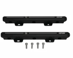 DeatschWerks Late Model J-Series Black Fuel Rails With Crossover Part Number: 7-408