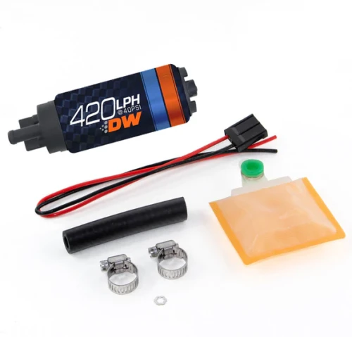 DeatschWerks DW420 Series 420lph In Tank Fuel Pump With Install Kit Part Number: 9-421-1000 3 DeatschWerks DW420 Series 420lph In Tank Fuel Pump With Install Kit Part Number: 9-421-1000
