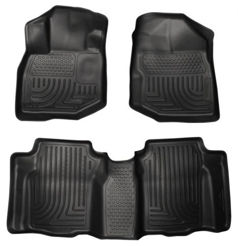 Husky Liners 09-12 Fit Front And Rear Black Floor Liners Part Number: 98491 3 Husky Liners 09-12 Fit Front And Rear Black Floor Liners Part Number: 98491
