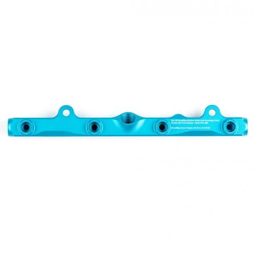 Acuity K-Series Satin Teal Fuel Rail Part Number: 1913-TEL 6 Acuity K-Series Satin Teal Fuel Rail Part Number: 1913-TEL - Image 4
