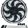 Blox Racing Black 12" Electric Slim Fan Part Number: BXCC-00002-BK -K Series Parts Shop BLO BXCC 00002 BK