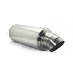 Blox Racing Silver 2.5" Turndown Tip Universal Muffler Part Number: BXEX-00107 -K Series Parts Shop BLO EX 00107 3 500x500