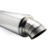 Blox Racing Silver 2.5" Turndown Tip Universal Muffler Part Number: BXEX-00107 -K Series Parts Shop BLO EX 00107 500x500