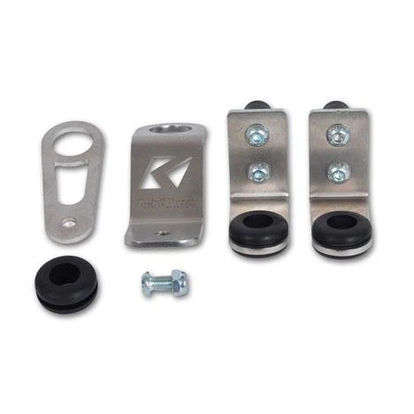 K-Tuned Bolt-On Radiator Brackets: Half-Size Radiator Part Number: BOR-HR-UNV 3 K-Tuned Bolt-On Radiator Brackets: Half-Size Radiator Part Number: BOR-HR-UNV