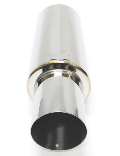 BLOX Racing Universal 60.5mm Street Straight Tip N1 Muffler Part Number: BXEX-00106 4 BLOX Racing Universal 60.5mm Street Straight Tip N1 Muffler Part Number: BXEX-00106 - Image 2