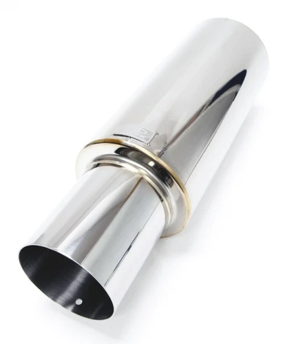 BLOX Racing Universal 60.5mm Street Straight Tip N1 Muffler Part Number: BXEX-00106 5 BLOX Racing Universal 60.5mm Street Straight Tip N1 Muffler Part Number: BXEX-00106 - Image 3