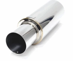 BLOX Racing Universal 60.5mm Street Straight Tip N1 Muffler Part Number: BXEX-00106