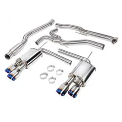 DC Sports 18-22 Accord Cat Back Exhaust System With Burnt Tips Part Number: DCS5534BT
