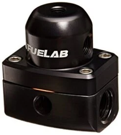 Fuelab Black EFI Adjustable Mini Fuel Pressure Regulator Part Number: 53501-1