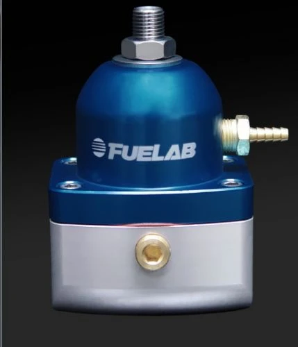 Fuelab Blue EFI Adjustable Mini Fuel Pressure Regulator Part Number: 53501-3 3 Fuelab Blue EFI Adjustable Mini Fuel Pressure Regulator Part Number: 53501-3