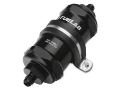Fuelab Black -6AN In-Line Fuel Filter (6 Micron) Part Number: 81831-1