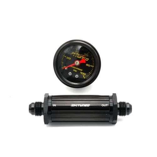 K-Tuned 6AN Center Feed Fuel System W/ Black Fuel Rail Part Number: FLK-CF-BLK 8 K-Tuned 6AN Center Feed Fuel System W/ Black Fuel Rail Part Number: FLK-CF-BLK - Image 6
