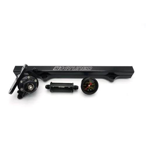 K-Tuned 6AN Center Feed Fuel System W/ Black Fuel Rail Part Number: FLK-CF-BLK 4 K-Tuned 6AN Center Feed Fuel System W/ Black Fuel Rail Part Number: FLK-CF-BLK - Image 2