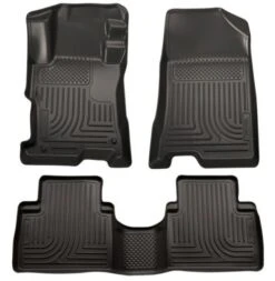 Husky 08-12 Accord Sedan Black WeatherBeater Front And Rear Floor Mats Part Number: 98401