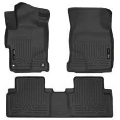 Husky 14-15 Civic Sedan Black WeatherBeater Front And Rear Floor Mats Part Number: 99441