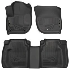 Husky 15-19 Fit Weatherbeater Black Front And Rear Floor Liners Part Number: 99491
