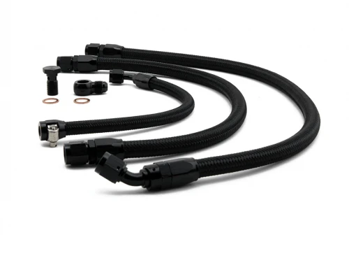 Hybrid Racing 92-00 Civic / 94-01 Integra K Swap Black Standard Fuel Line Kit Part Number: HYB-FLK-01-02 4 Hybrid Racing 92-00 Civic / 94-01 Integra K Swap Black Standard Fuel Line Kit Part Number: HYB-FLK-01-02 - Image 2