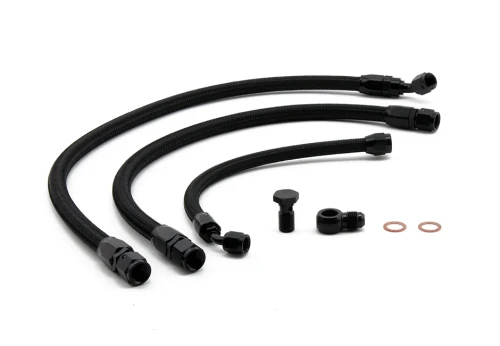 Hybrid Racing 92-00 Civic / 94-01 Integra K Swap Black Standard Fuel Line Kit Part Number: HYB-FLK-01-02 3 Hybrid Racing 92-00 Civic / 94-01 Integra K Swap Black Standard Fuel Line Kit Part Number: HYB-FLK-01-02