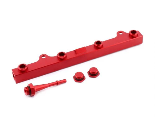 Hybrid Racing 06-11 Civic Si Dust Red Fuel Rail With EFI Fittings Part Number: HYB-FRL-01-11 4 Hybrid Racing 06-11 Civic Si Dust Red Fuel Rail With EFI Fittings Part Number: HYB-FRL-01-11 - Image 2