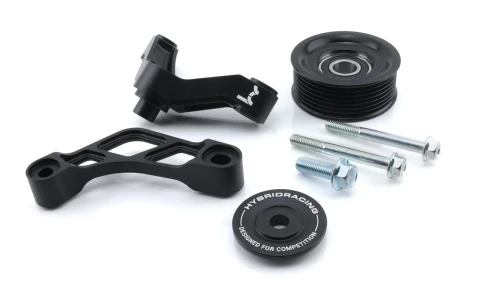Hybrid Racing JDM K24A Idler Bracket And Pulley Kit Part Number: HYB-IDB-01-04 3 Hybrid Racing JDM K24A Idler Bracket And Pulley Kit Part Number: HYB-IDB-01-04