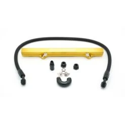 K-Tuned 06-15 Civic Si Gold Fuel Rail Kit: Center Feed Part Number: KTD-KCF-GLD