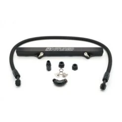 K-Tuned Black Fuel Rail Kit: Center Feed Part Number: KTD-KCF-BLK
