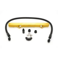 K-Tuned Gold Fuel Rail Kit: Center Feed Part Number: KTD-KCF-GLD