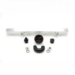 K-Tuned Brushed Fuel Rail W/ EFI And AN Fittings, IAA Delete, Center Gauge Part Number: KTD-KRS-G30