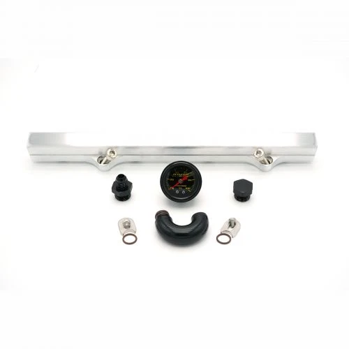 K-Tuned Brushed Fuel Rail W/ EFI And AN Fittings, IAA Delete, Center Gauge Part Number: KTD-KRS-G30 3 K-Tuned Brushed Fuel Rail W/ EFI And AN Fittings, IAA Delete, Center Gauge Part Number: KTD-KRS-G30