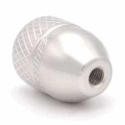 K-Tuned Silver M10 X 1.5 Billet Shift Knob Part Number: KTD-SFT-KNS -K Series Parts Shop KTD SFT KNP Bottom 500x500