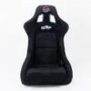 NRG ULTRA Black Alcantara Large Fiberglass Bucket Seat Part Number: FRP-302BK-ULTRA -K Series Parts Shop NRG FRP 302BK ULTRA M 500x449