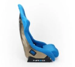 NRG ULTRA Blue Alcantara Large Fiberglass Bucket Seat Part Number: FRP-302BL-ULTRA -K Series Parts Shop NRG FRP 302BL ULTRA M 2 500x449