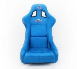 NRG ULTRA Blue Alcantara Large Fiberglass Bucket Seat Part Number: FRP-302BL-ULTRA