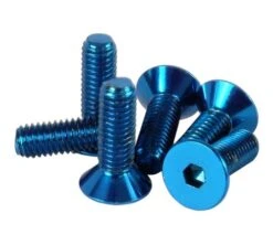 NRG Blue Conical Steering Wheel Screw Upgrade Kit Part Number: SWS-100BL