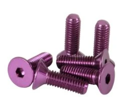 NRG Purple Conical Steering Wheel Screw Upgrade Kit Part Number: SWS-100PP