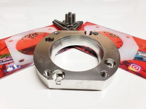 Power Rev Racing 06-15 Civic Si With ZDX Throttle Body (J37) Throttle Body Adapter Part Number: P384 3 Power Rev Racing 06-15 Civic Si With ZDX Throttle Body (J37) Throttle Body Adapter Part Number: P384