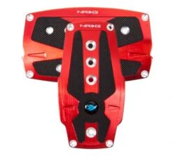 NRG Red Pad Cover Plate Racing Pedals Auto Transmission Part Number: PDL-250RD