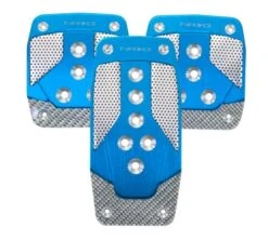 NRG Blue Aluminum Sport Pedals Part Number: PDL-400BL